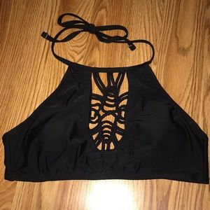 Black bikini top
